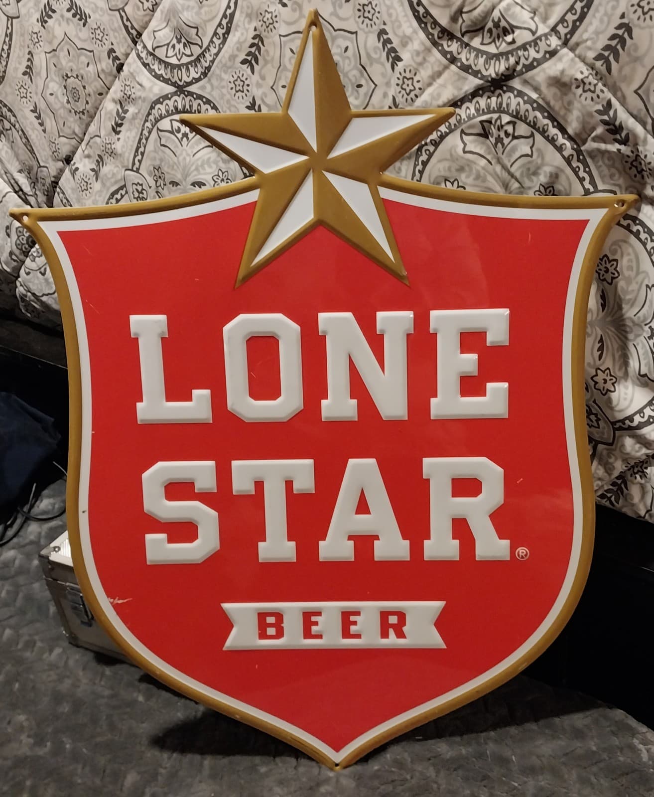 Lone Star Beer Metal Sign - (San Antonio) - Image 1