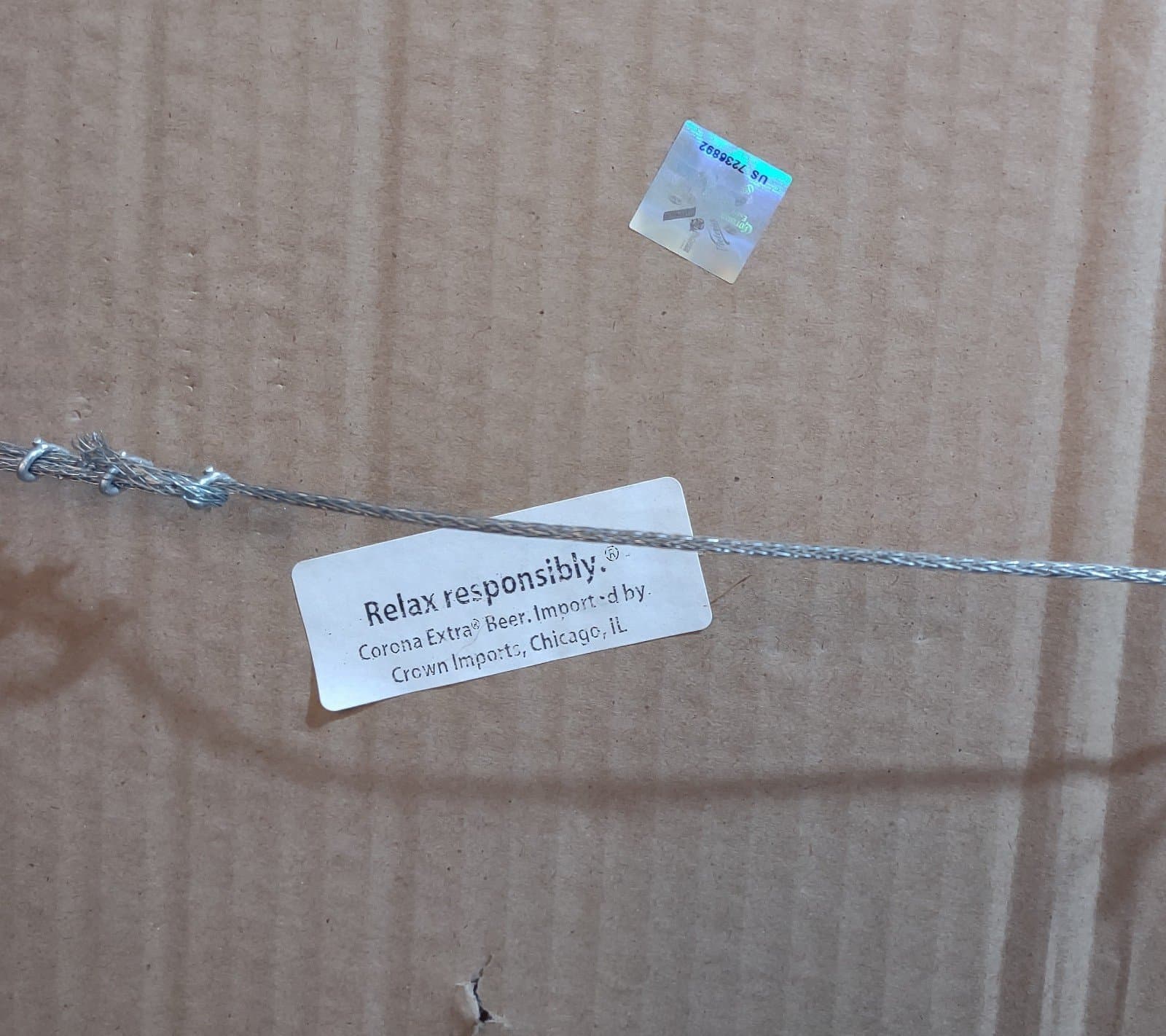 Corona Extra Printed Mirror Red Sign. Mirror 26"x24". Frame&Mirror 24"x22 - Thumbnail 3