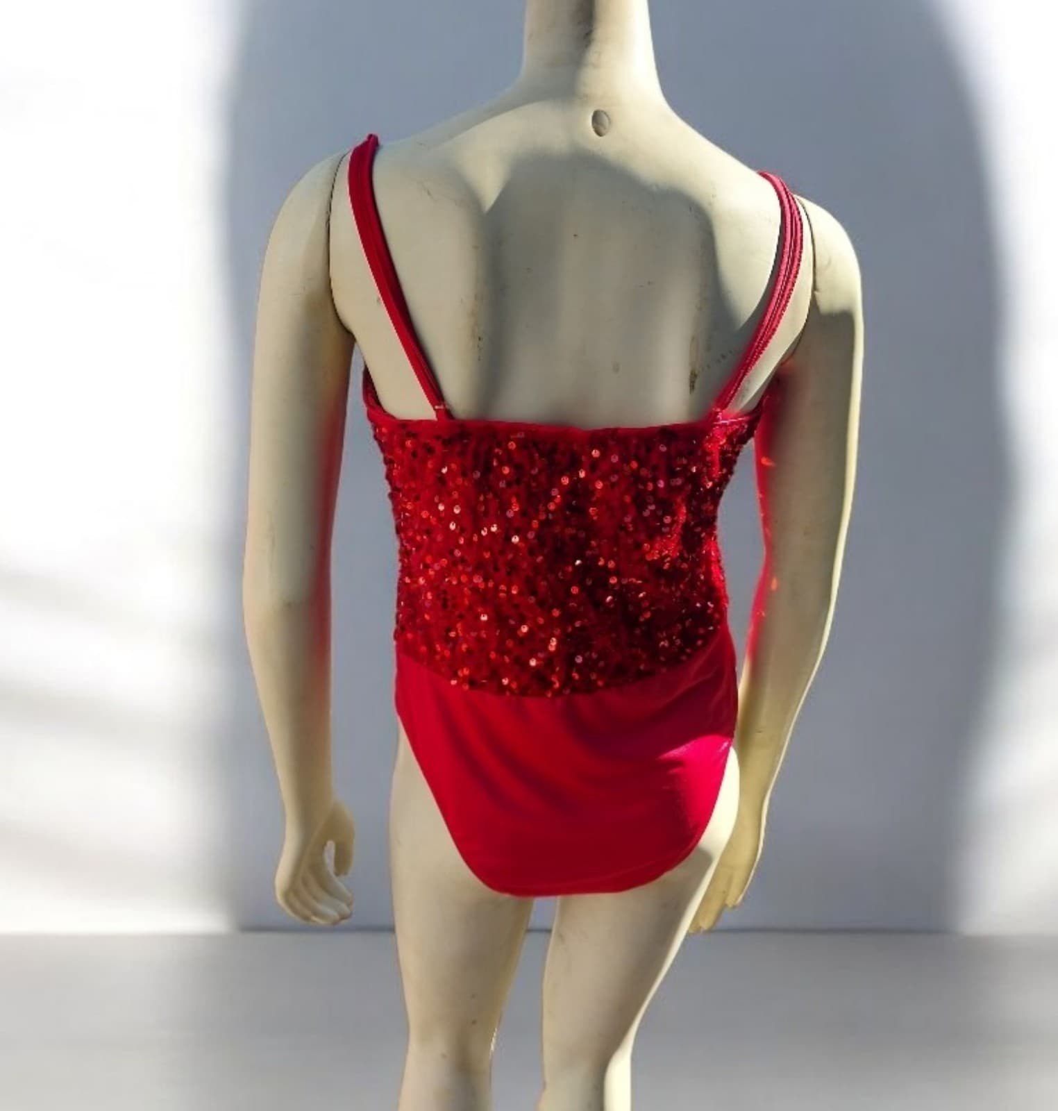 SHEIN ICON Sequin Decor Cami Bodysuit. Size Large - Thumbnail 2