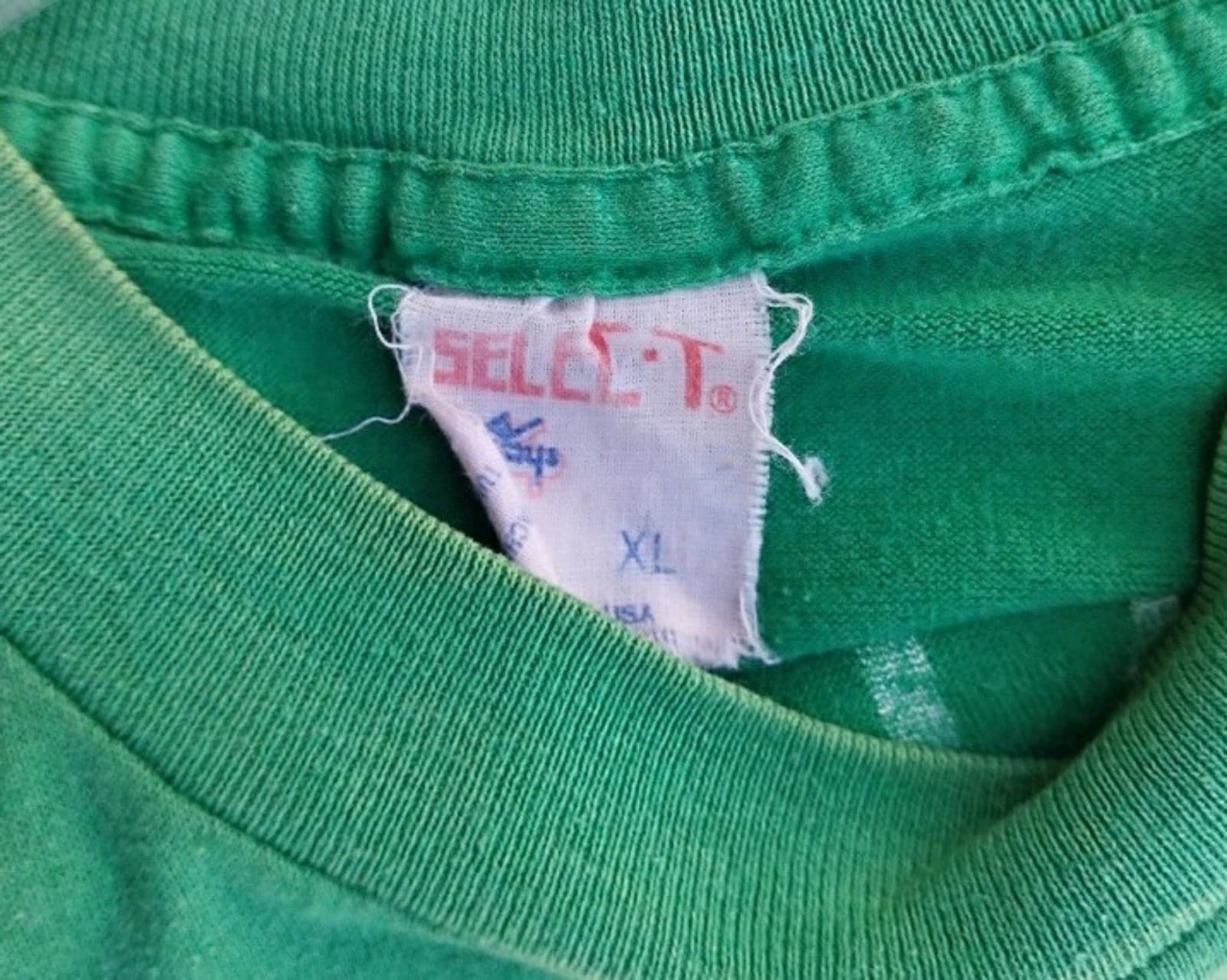 Mountain Dew Vintage Logo Original Dew Shirt Green Single Stitch USA Men Size XL - Thumbnail 3