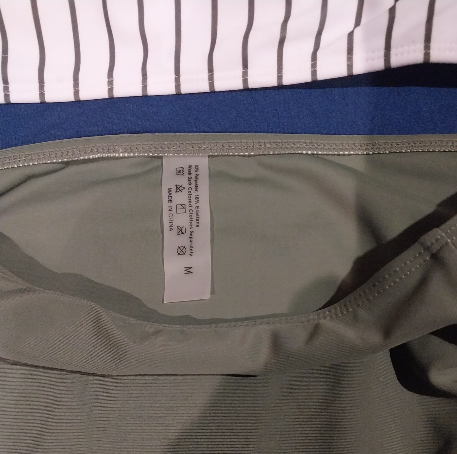 Shein Green & White Bikini. Never Worn. - Thumbnail 3