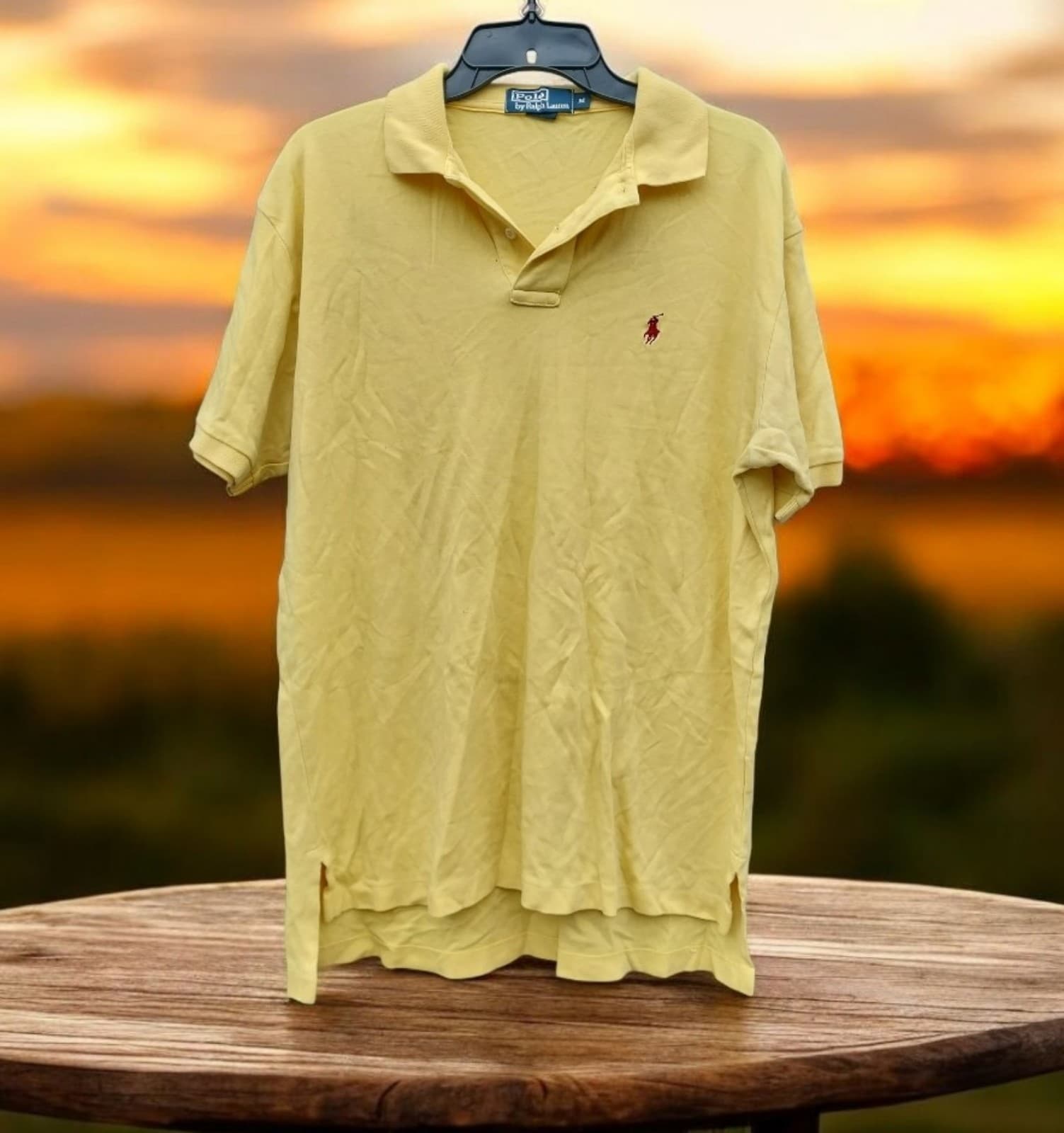 Polo Ralph Lauren Yelloe Mens Polo Shirt - Image 1