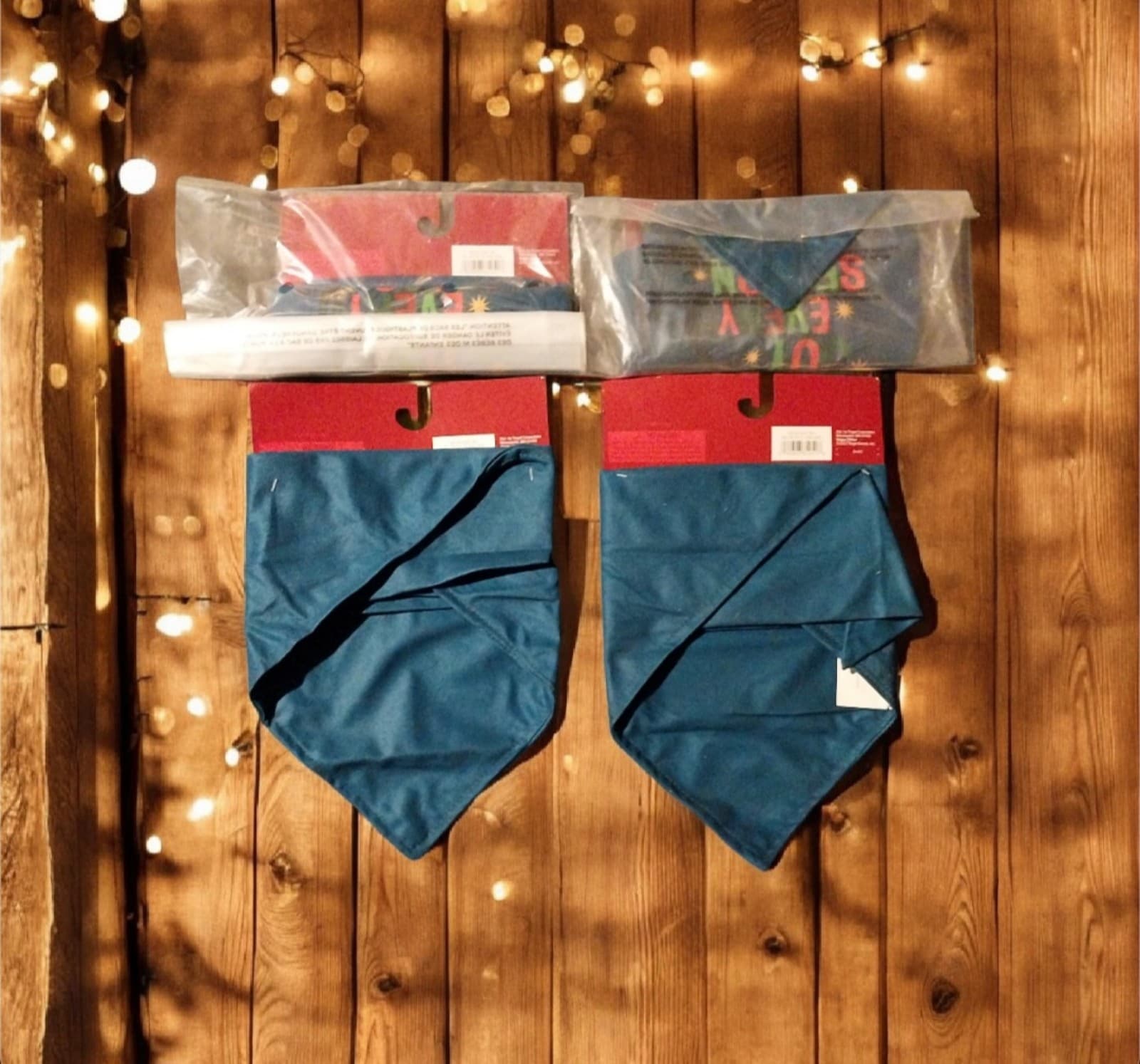 NEW- 4 Wondershop Pet Bandanas, One Size- Black Joy Every Season (4 Included) - Thumbnail 2