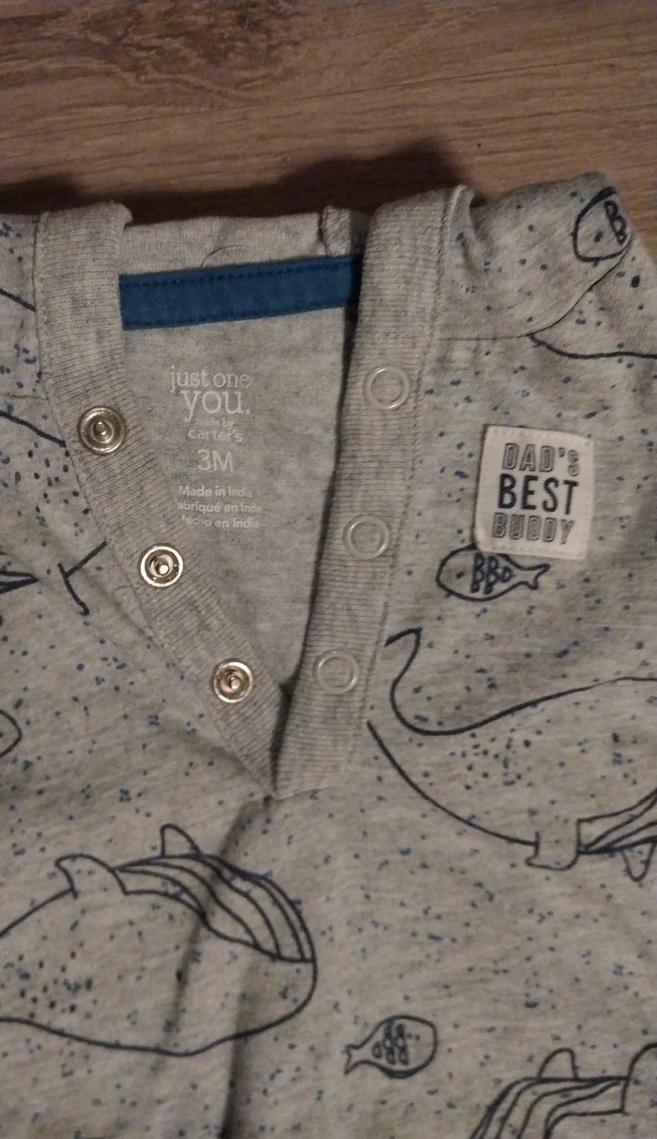 Dad's Best Buddy. Size 3-6 Months - Thumbnail 2