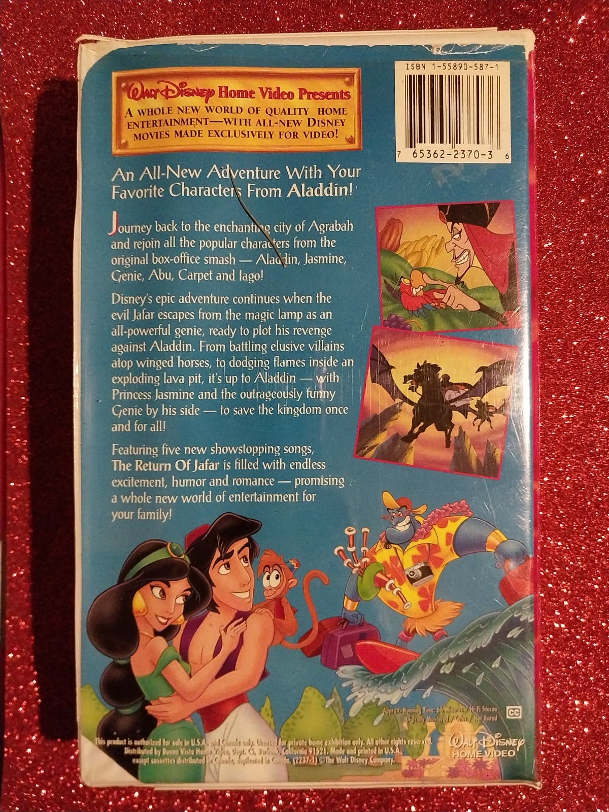 The Return of Jafar On VHS '94 Walt Disney Original Release - Thumbnail 2