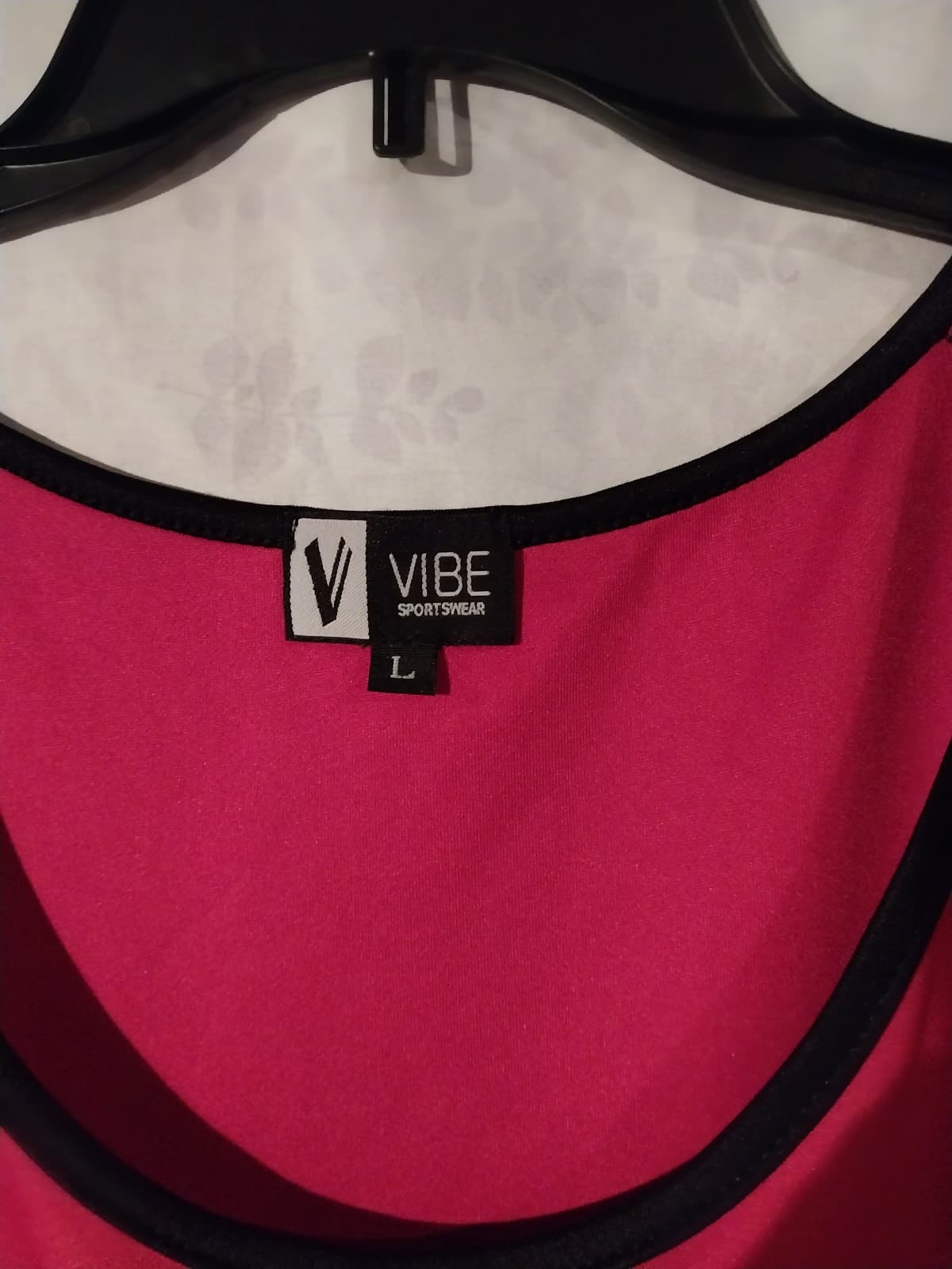 Vibe SportsWear Red Dress with Black Lace Through Waistline - Thumbnail 3