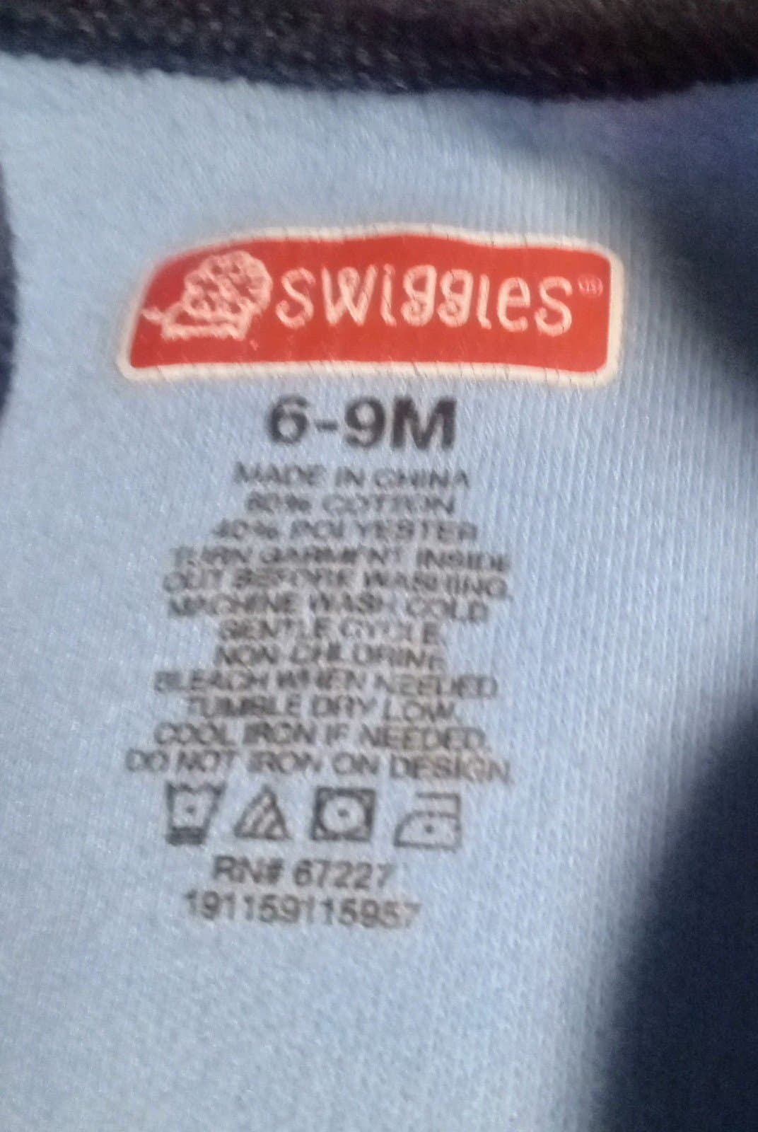 Swiggles Infant Baby Happy Handsome Huggable One-piece 6-9 months - Thumbnail 2