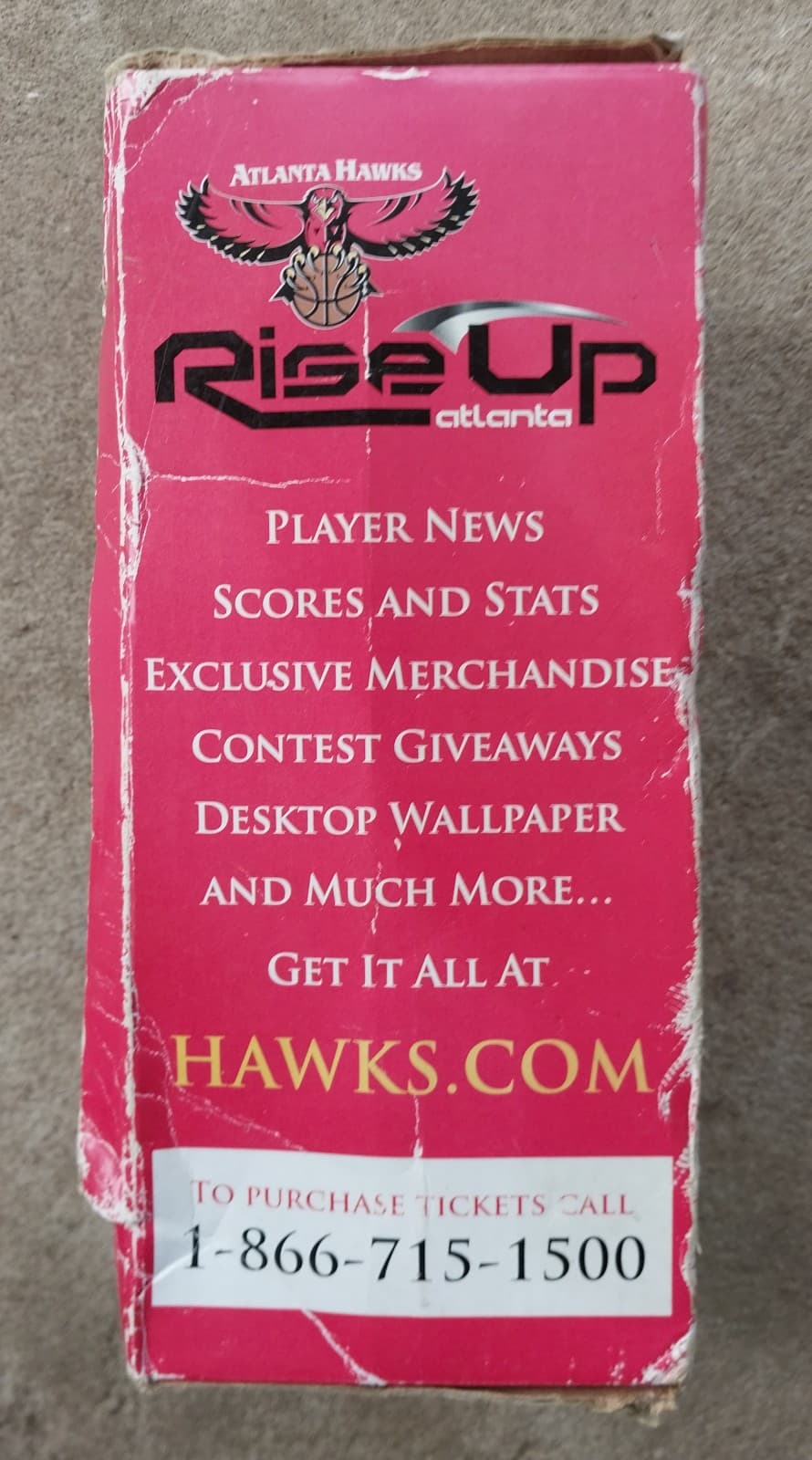 This is for a ATLANTA HAWKS BOBBLEHEAD AUTOGRAPHED BY ZAZA PACHULIA - Thumbnail 2