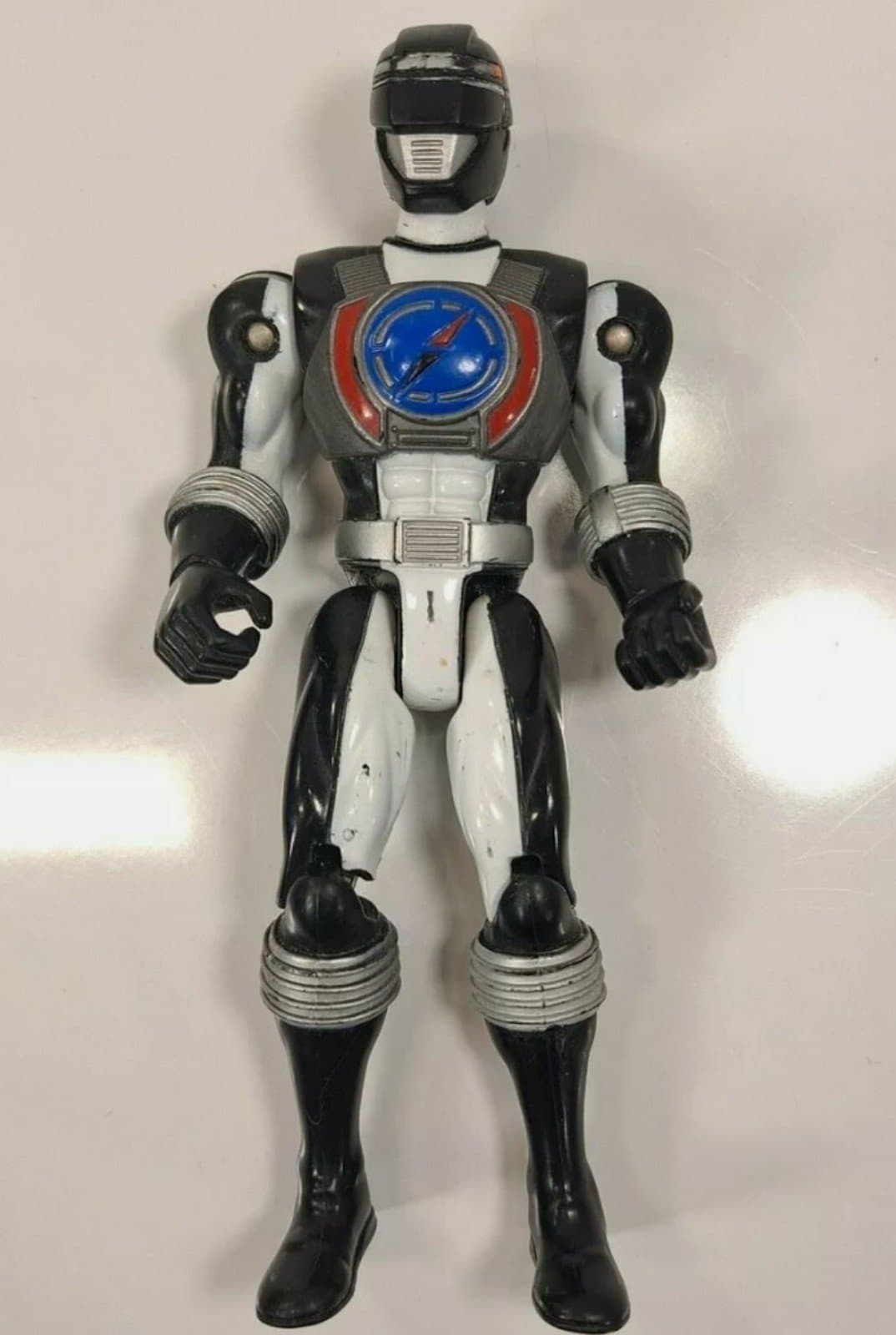 Power Rangers Operation Overdrive Black Ranger Action Figure Bandai 2006 5.5” - Image 1