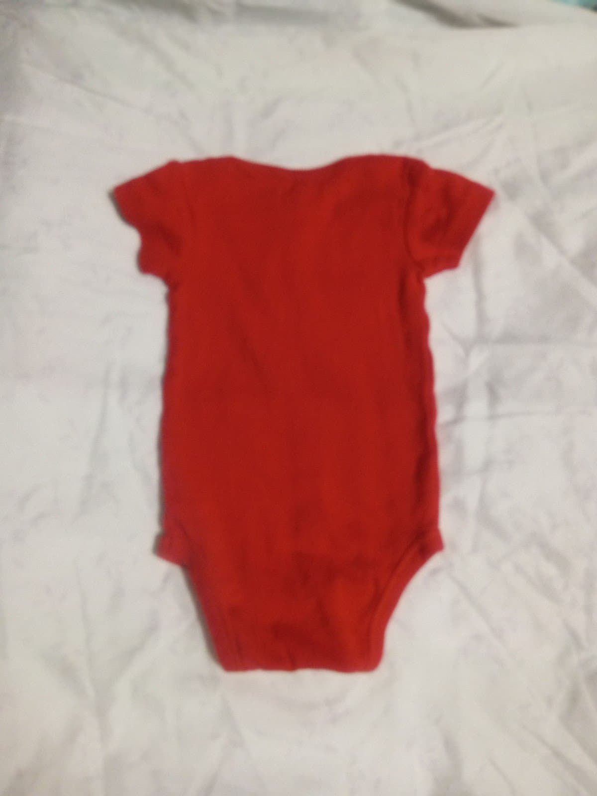 Red Gerber boy or girl onesie. 3 Months - Thumbnail 3