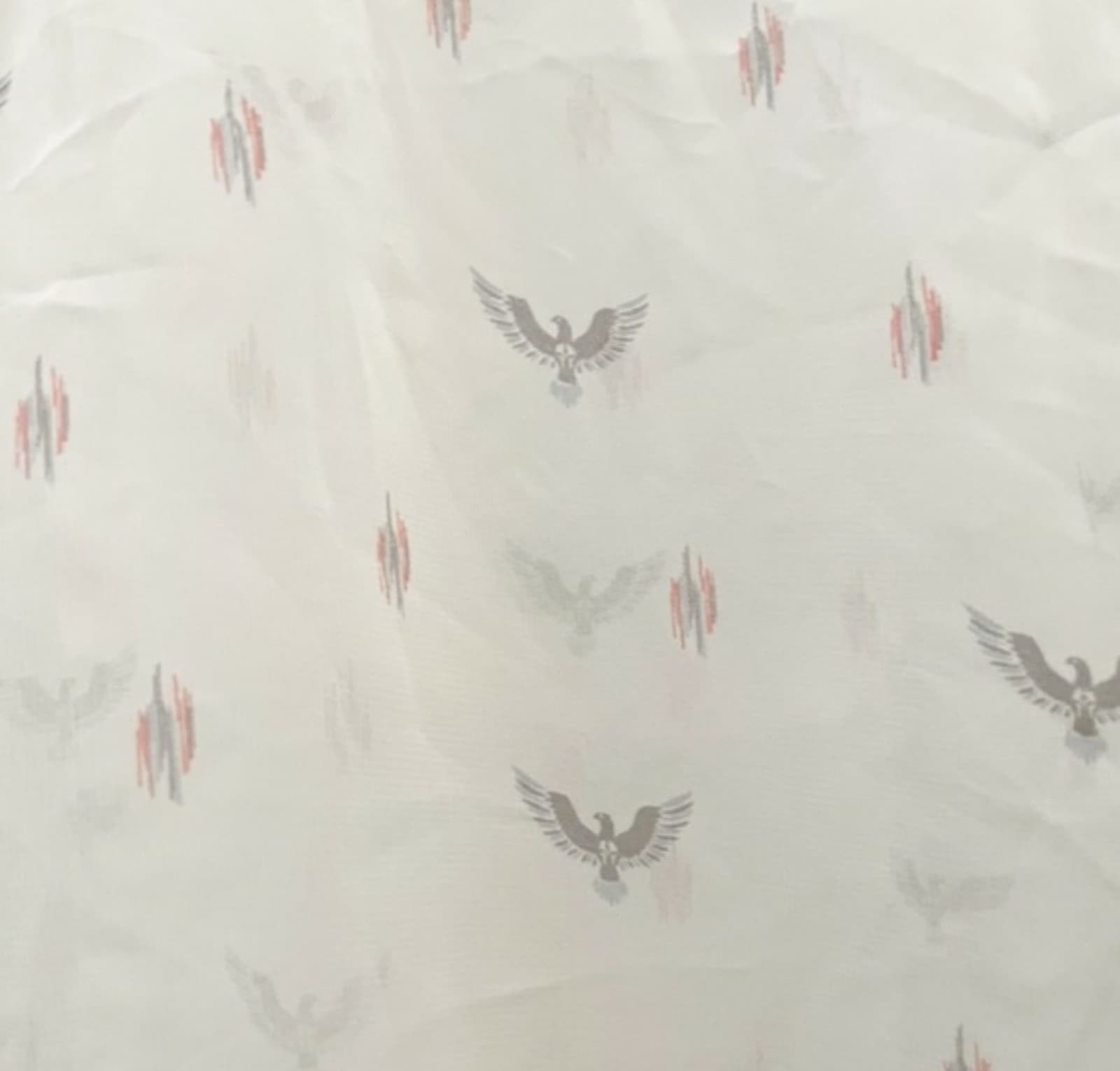 Shear Printed Long Sleeves Blouse. Size Small - Thumbnail 3