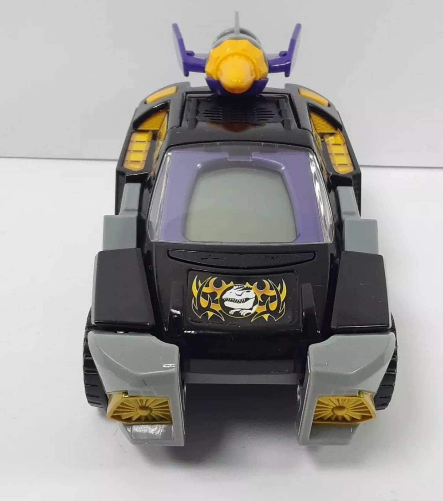 Vtech Switch & Go Dinos MC Roar the Gigantosaurus Black & Purple Dinosaur Toy. - Image 1