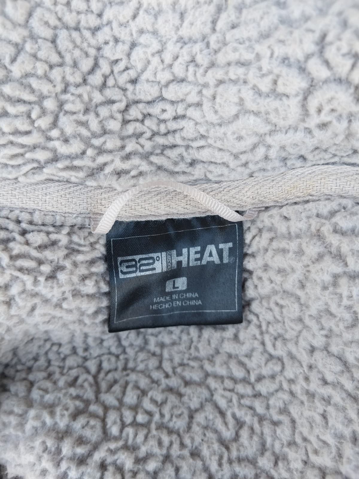 32 Degrees Heat Women's Plush Full Zip Jacket Faux Fur Teddy Tan Brown - Thumbnail 4