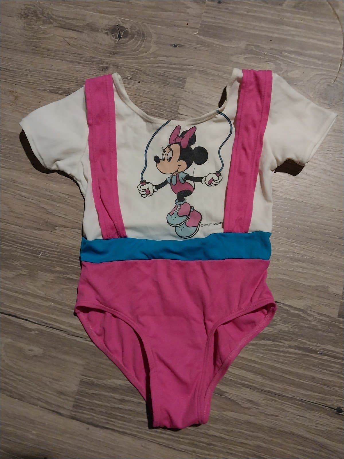 Vtg Disney Mickey's/Minnie's Workout Wear, High Cut 90s. Size 4/5T - Image 1