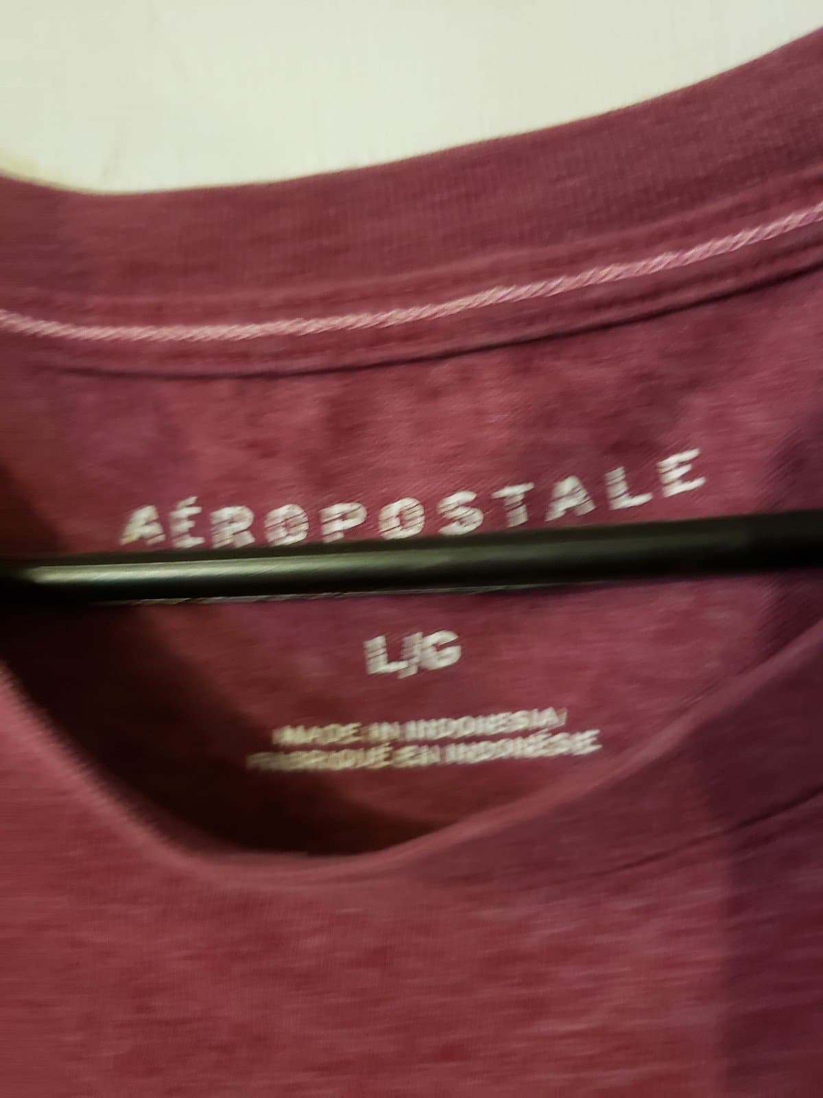 Aeropostale Women's Maroon T-shirt - Thumbnail 2