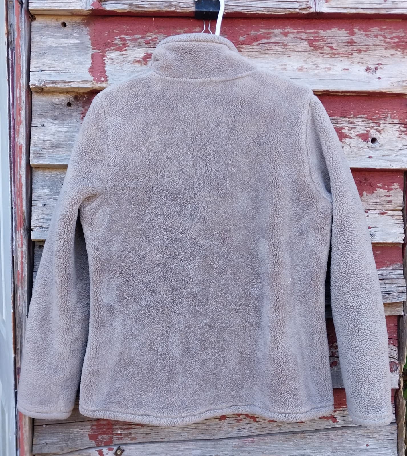 32 Degrees Heat Women's Plush Full Zip Jacket Faux Fur Teddy Tan Brown - Thumbnail 3