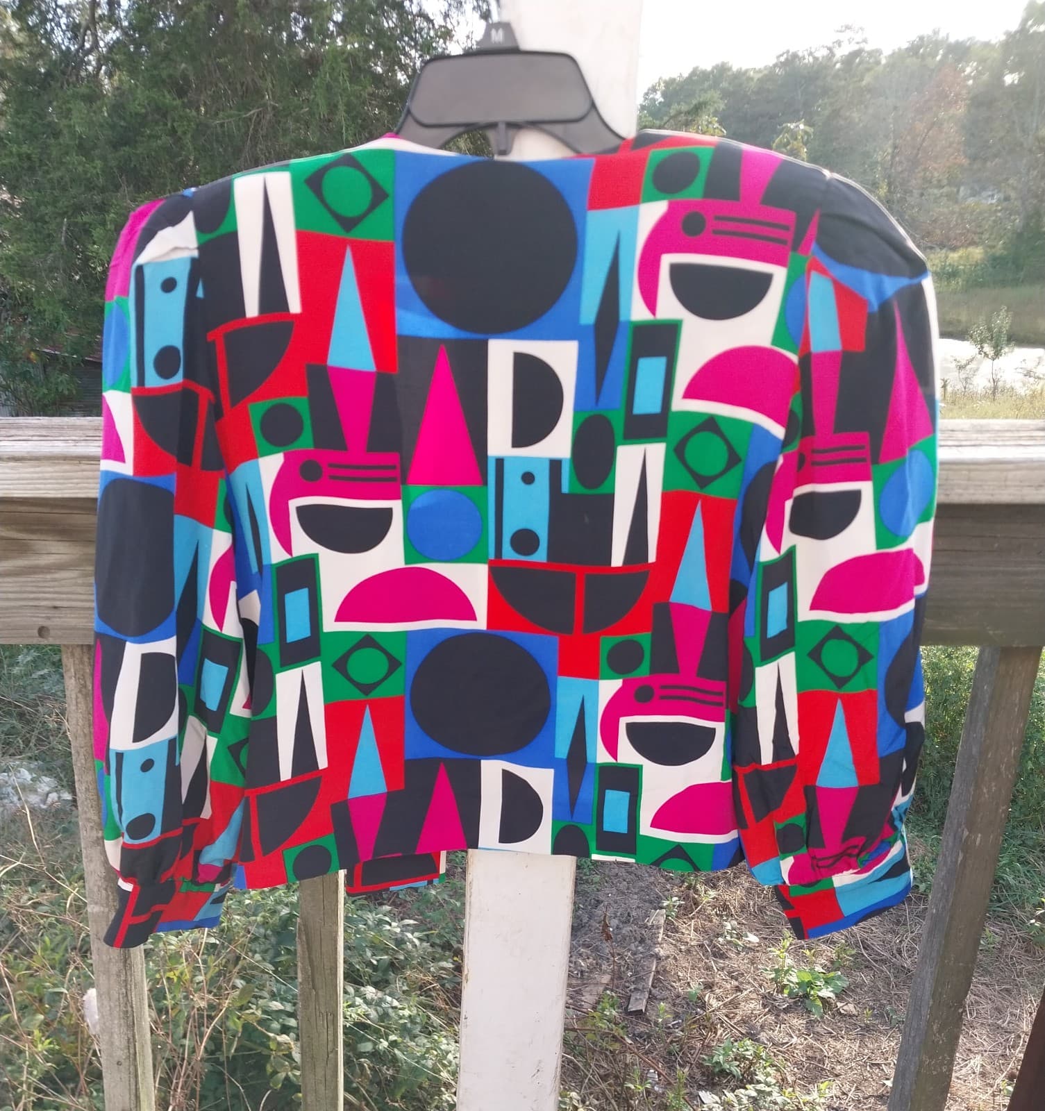 Doncaster Custom Multi-Colored Swing Jacket. Size 14 - Thumbnail 2