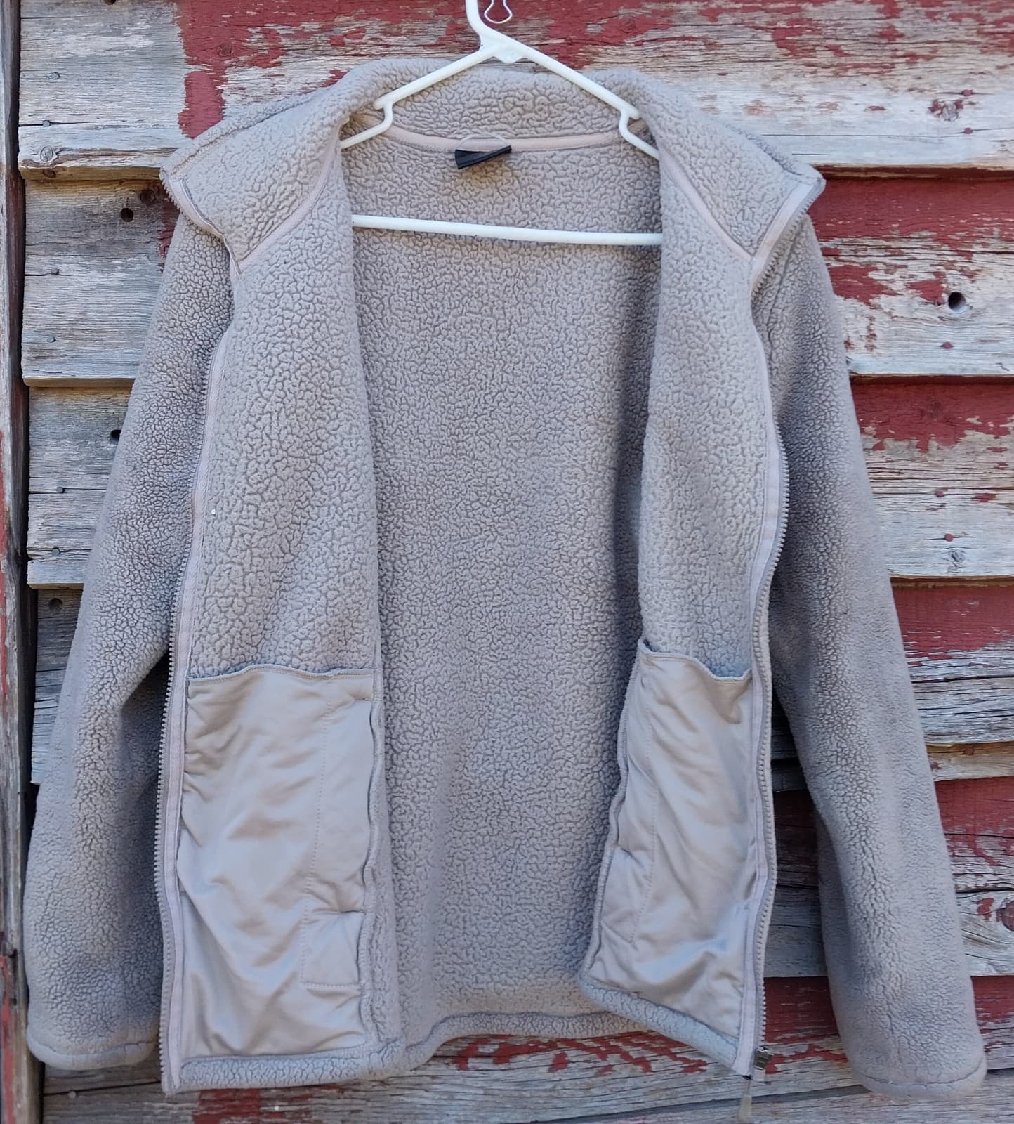 32 Degrees Heat Women's Plush Full Zip Jacket Faux Fur Teddy Tan Brown - Thumbnail 2