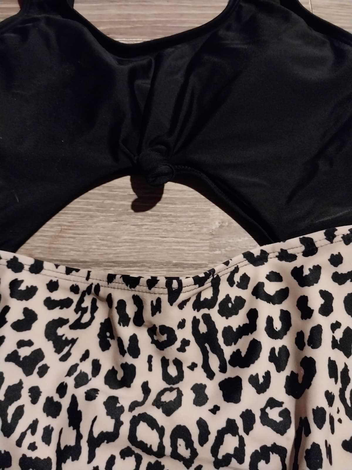 Emery Rose Shein Black Swimsuit - Thumbnail 2