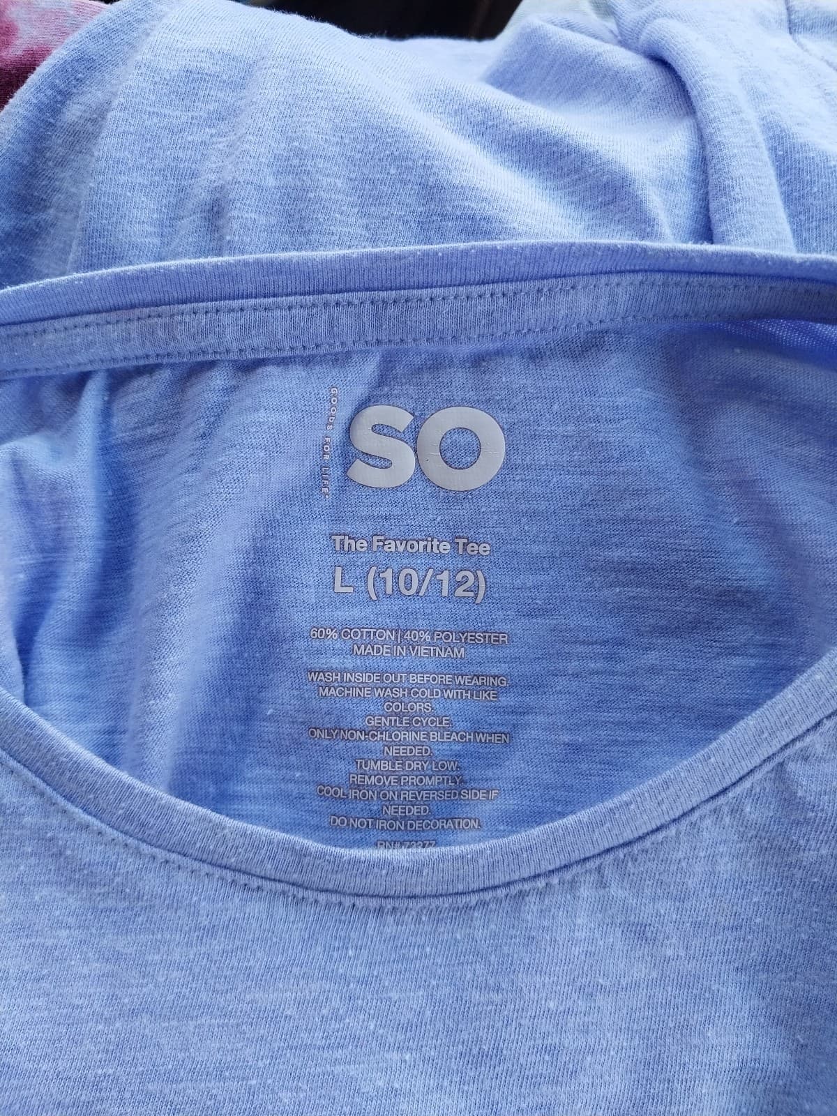 So Girls T-Shirt "Nurture Nature". Size Large (10/12) - Thumbnail 2