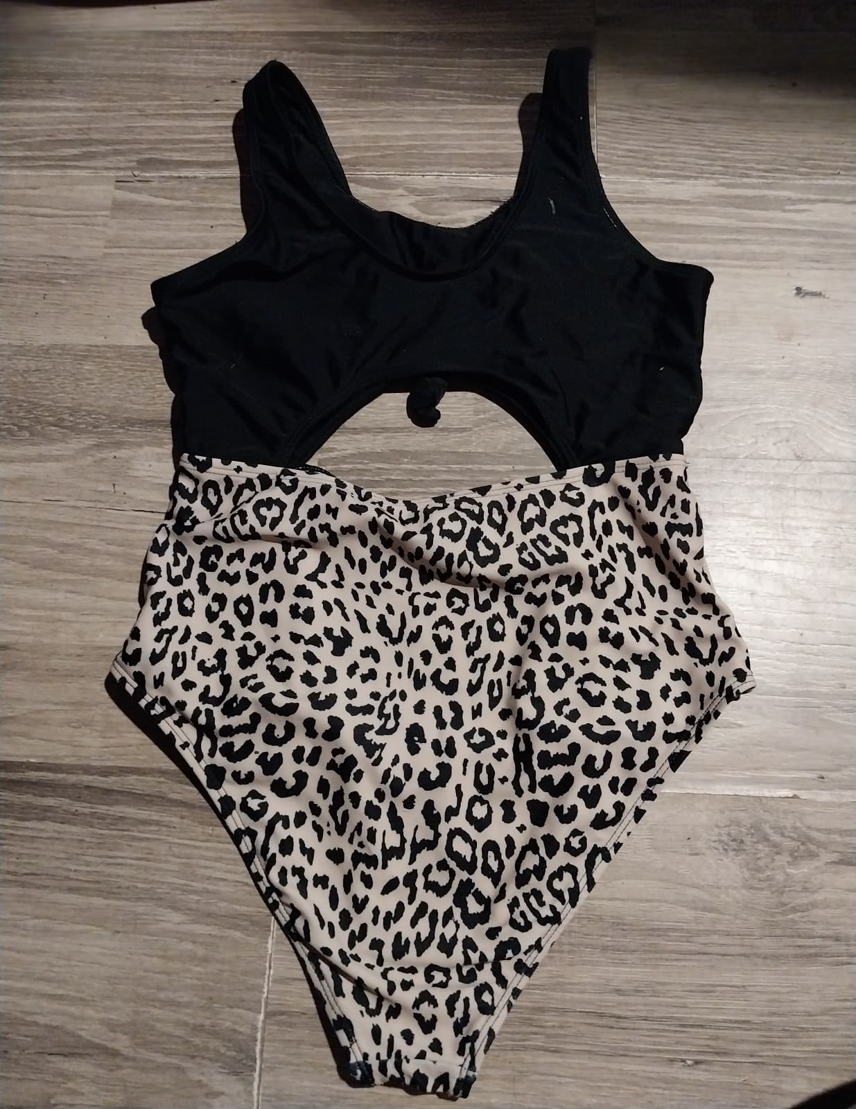 Emery Rose Shein Black Swimsuit - Thumbnail 3