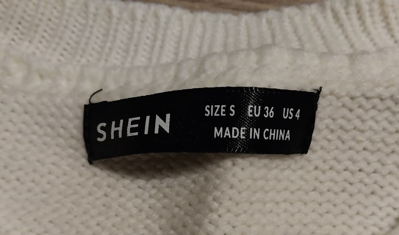 Shein Leopard Pattern Colorblock Drop Shoulder Sweater Knit. Size Small - Thumbnail 4