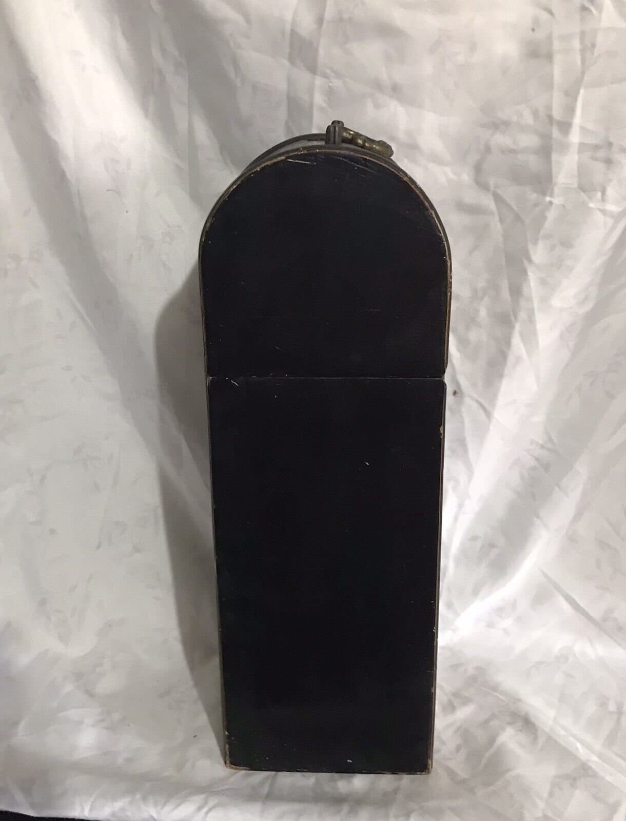 Vintage Wine Box Wooden Portable Single-Bottle Decorative Carrying Storage Case - Thumbnail 2