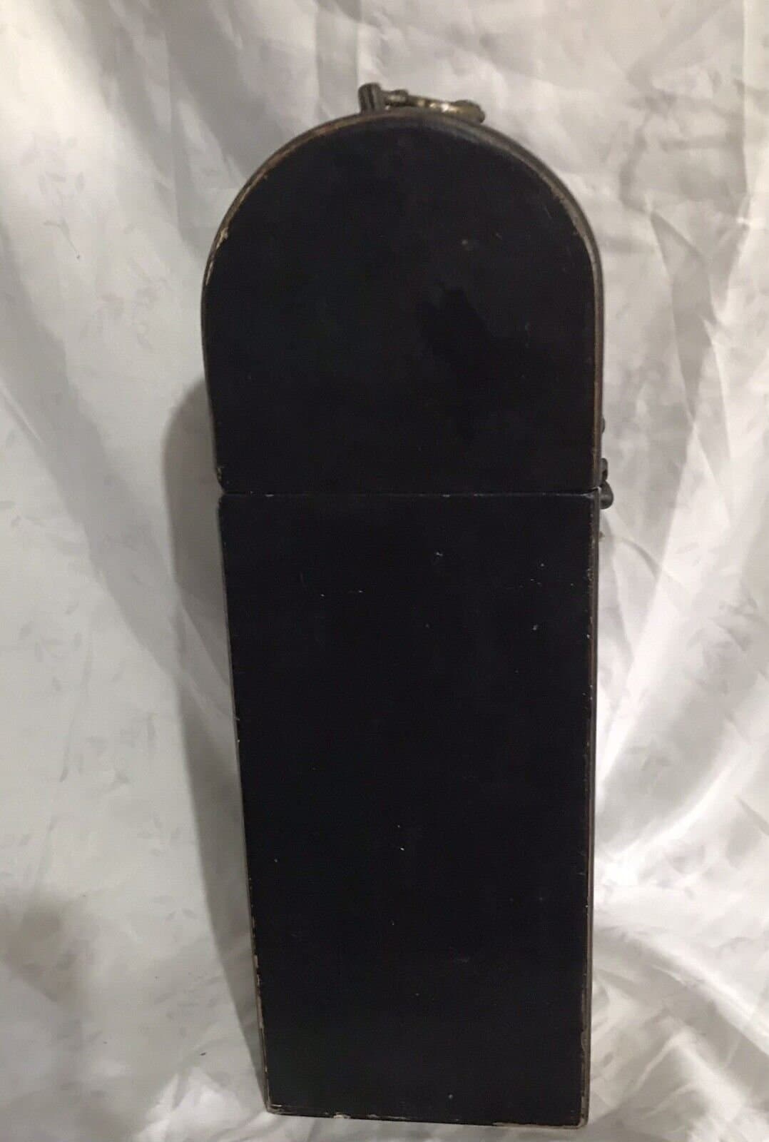 Vintage Wine Box Wooden Portable Single-Bottle Decorative Carrying Storage Case - Thumbnail 4