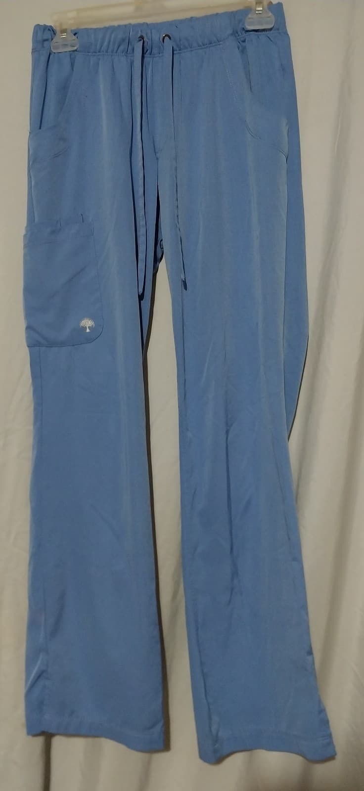 HH Works Women's Jogger Scrub Pants. Ceil Blue - Image 1