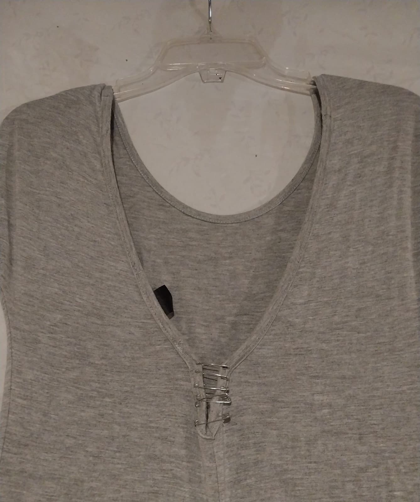 Rebel Sugar Grey & Black Night Shirt/Gown - Thumbnail 3