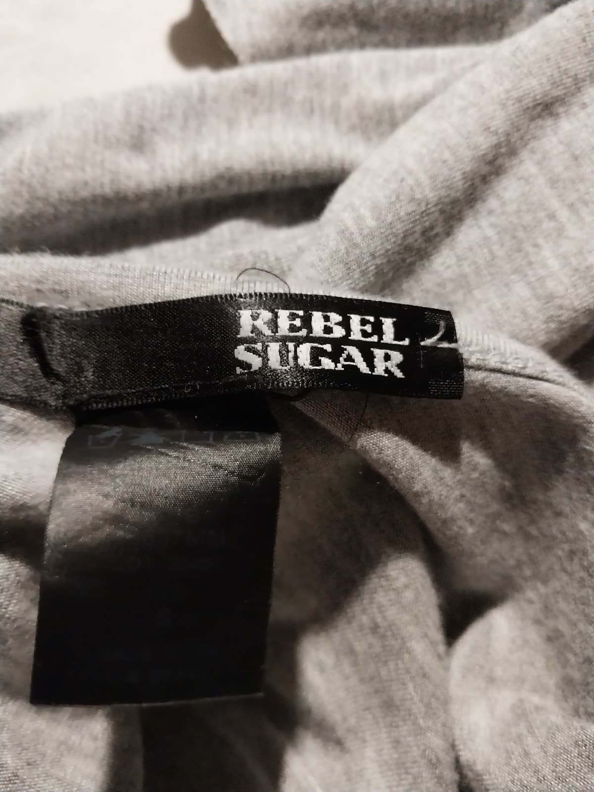 Rebel Sugar Grey & Black Night Shirt/Gown - Thumbnail 4