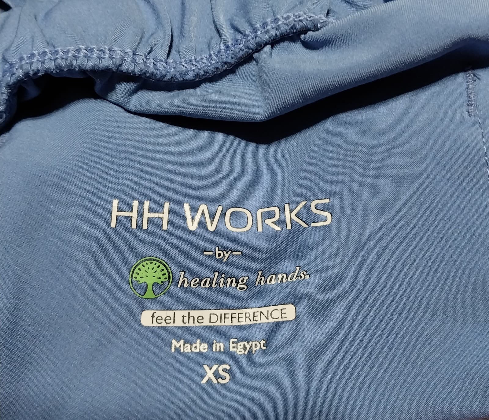 HH Works Women's Jogger Scrub Pants. Ceil Blue - Thumbnail 4