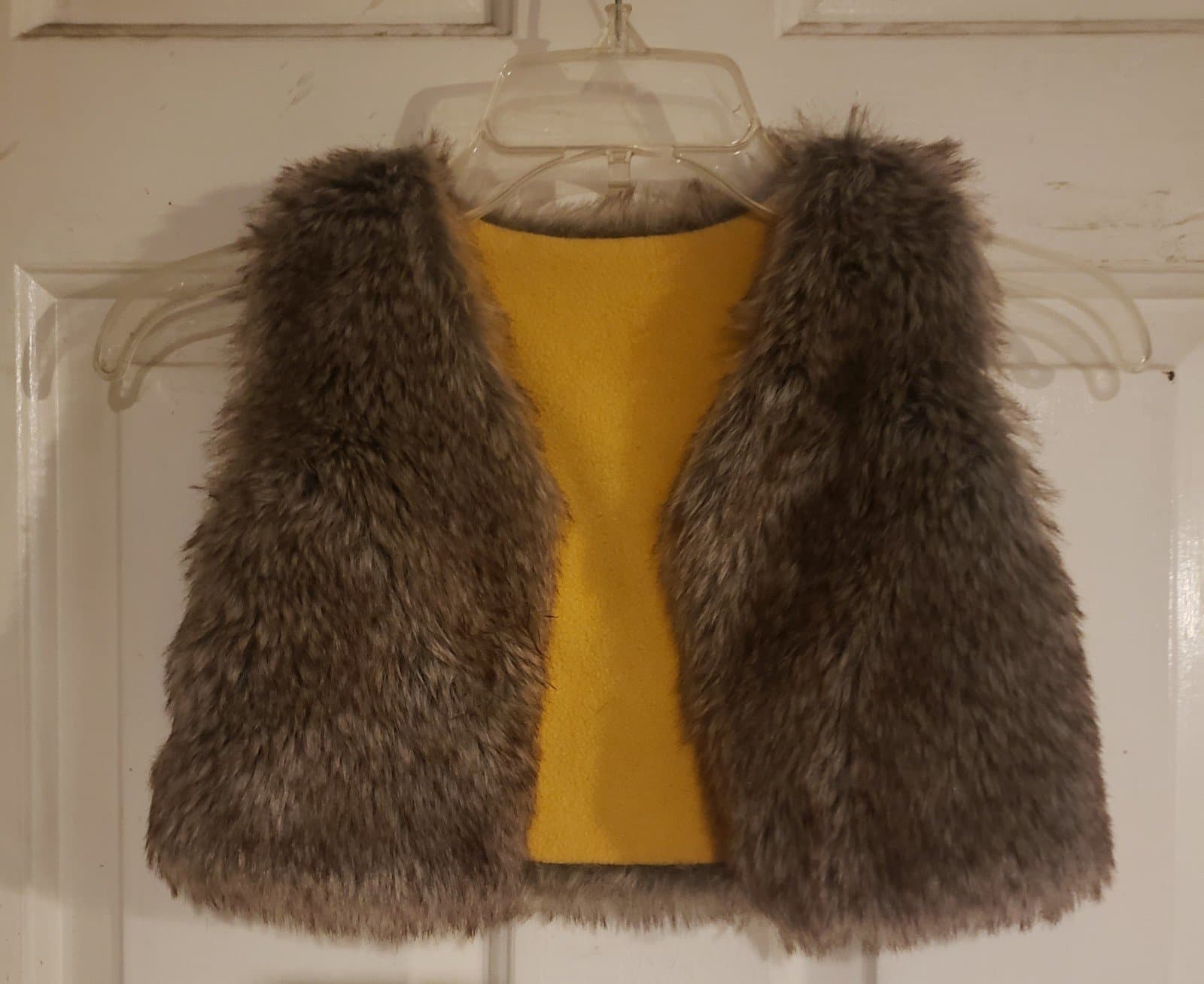 Toddler Kids Faux Fur Coat Vest - Image 1