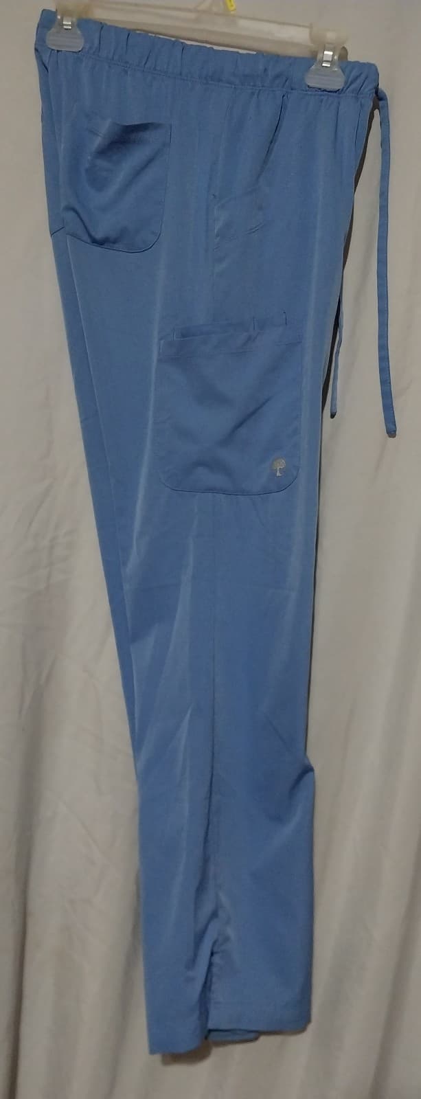 HH Works Women's Jogger Scrub Pants. Ceil Blue - Thumbnail 2