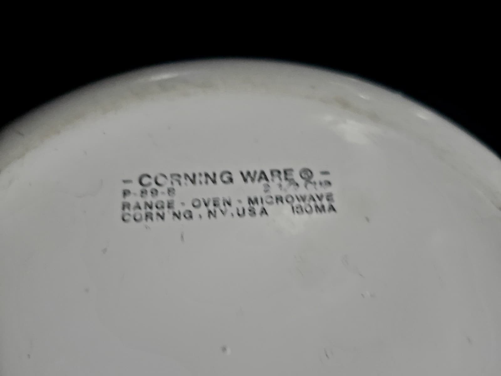 Corning Ware 2 1/2 Cup Pour-Spout Sauce Pan Poppy Flower - Thumbnail 4