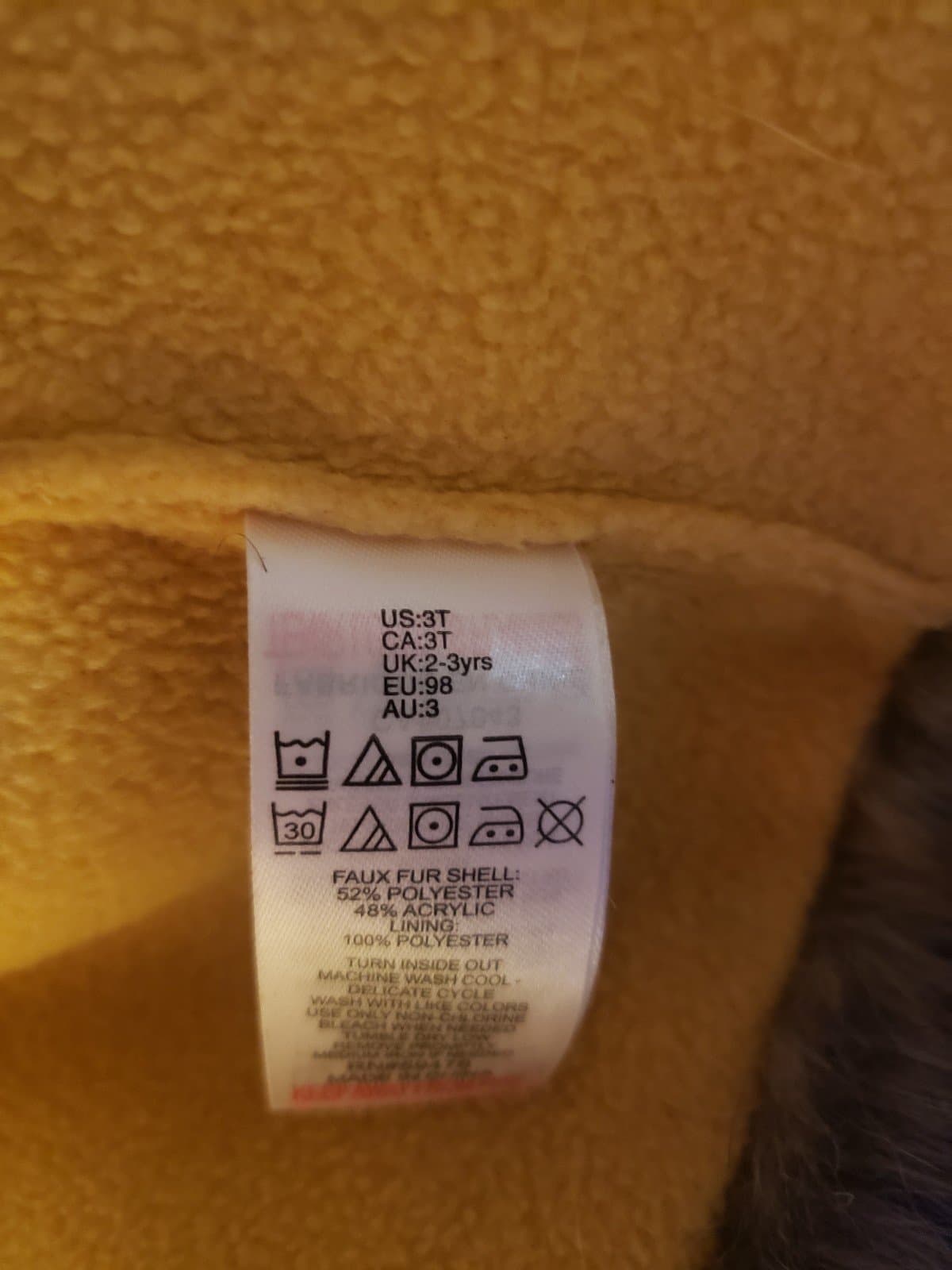 Toddler Kids Faux Fur Coat Vest - Thumbnail 3