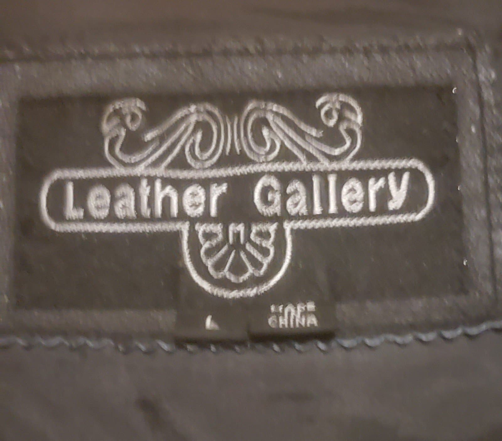 Leather Gallery. Large. Black Leather Biker Vest. - Thumbnail 5
