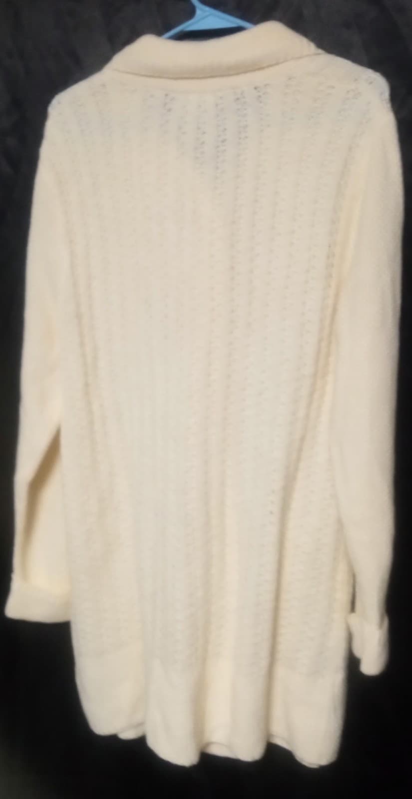 Investments Creme Color Cardigan - Thumbnail 5