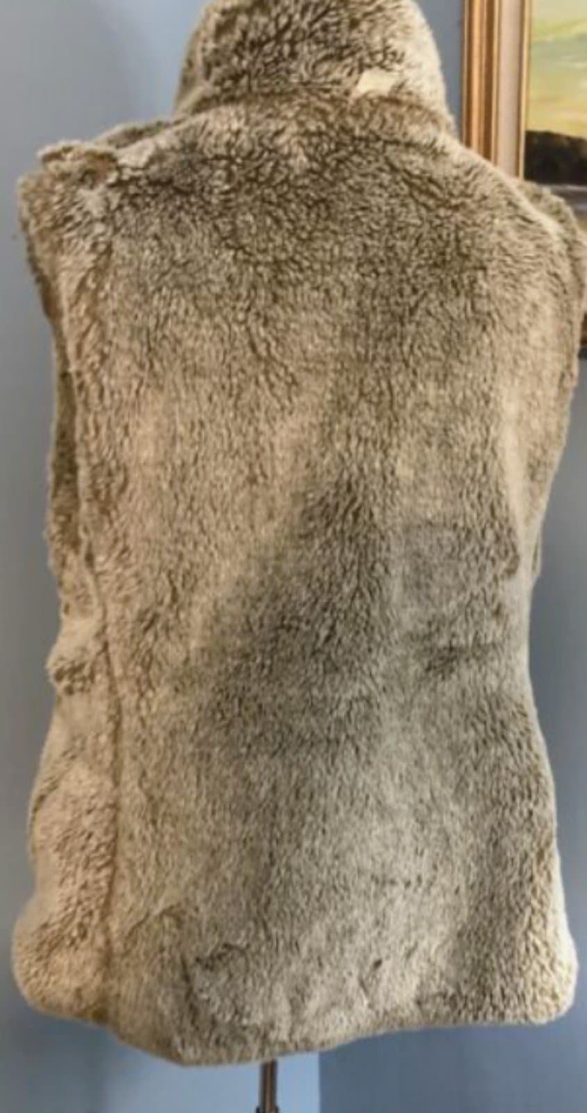 Gap Women's Reversible Brown Faux Fur Vest Jacket. Never been worn. - Thumbnail 9