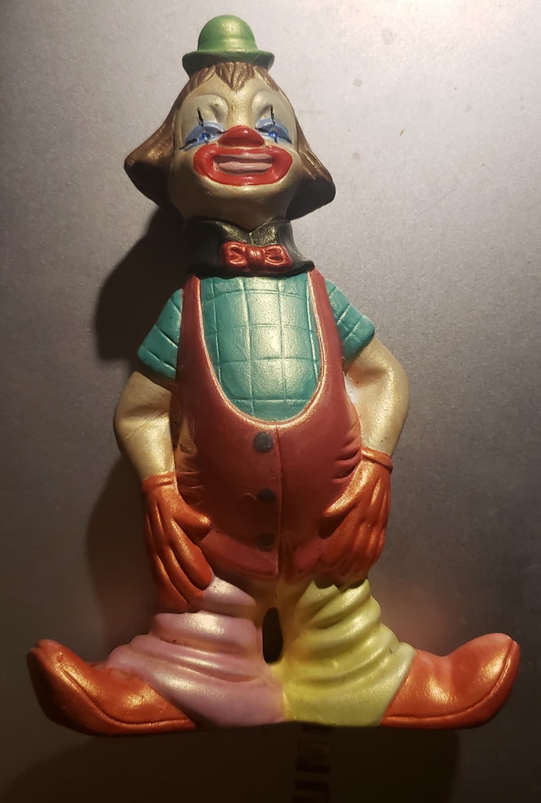 Clown Figurine with Vest and Bow Tie - Image 1