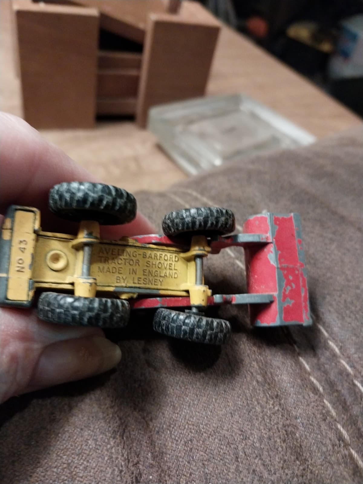 Vintage Lesney Matchbox Aveling-Barford Tractor Shovel No.43 - Thumbnail 6