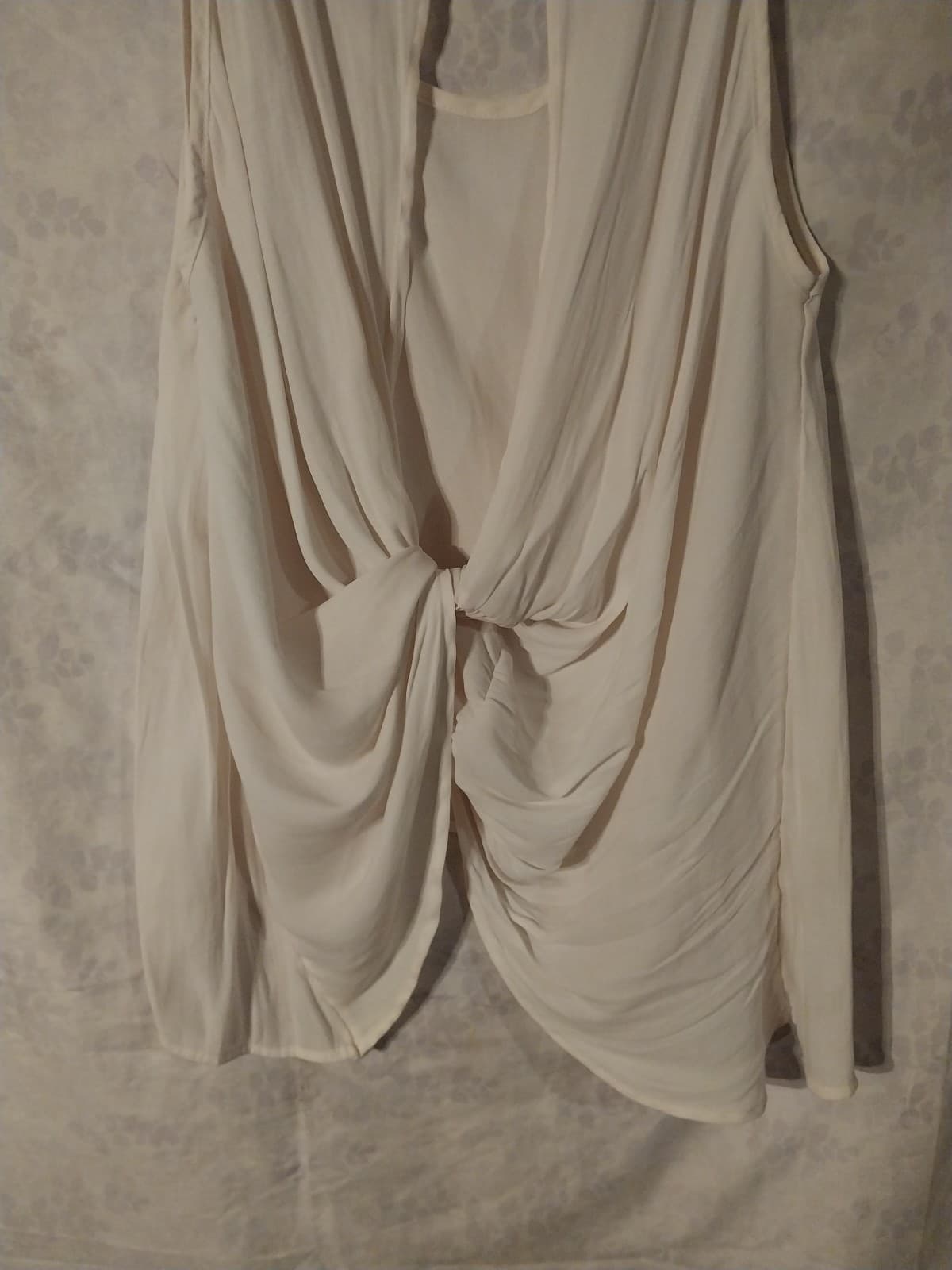 Free People Off White Colored Combo Washed Away Tank Top - Thumbnail 6