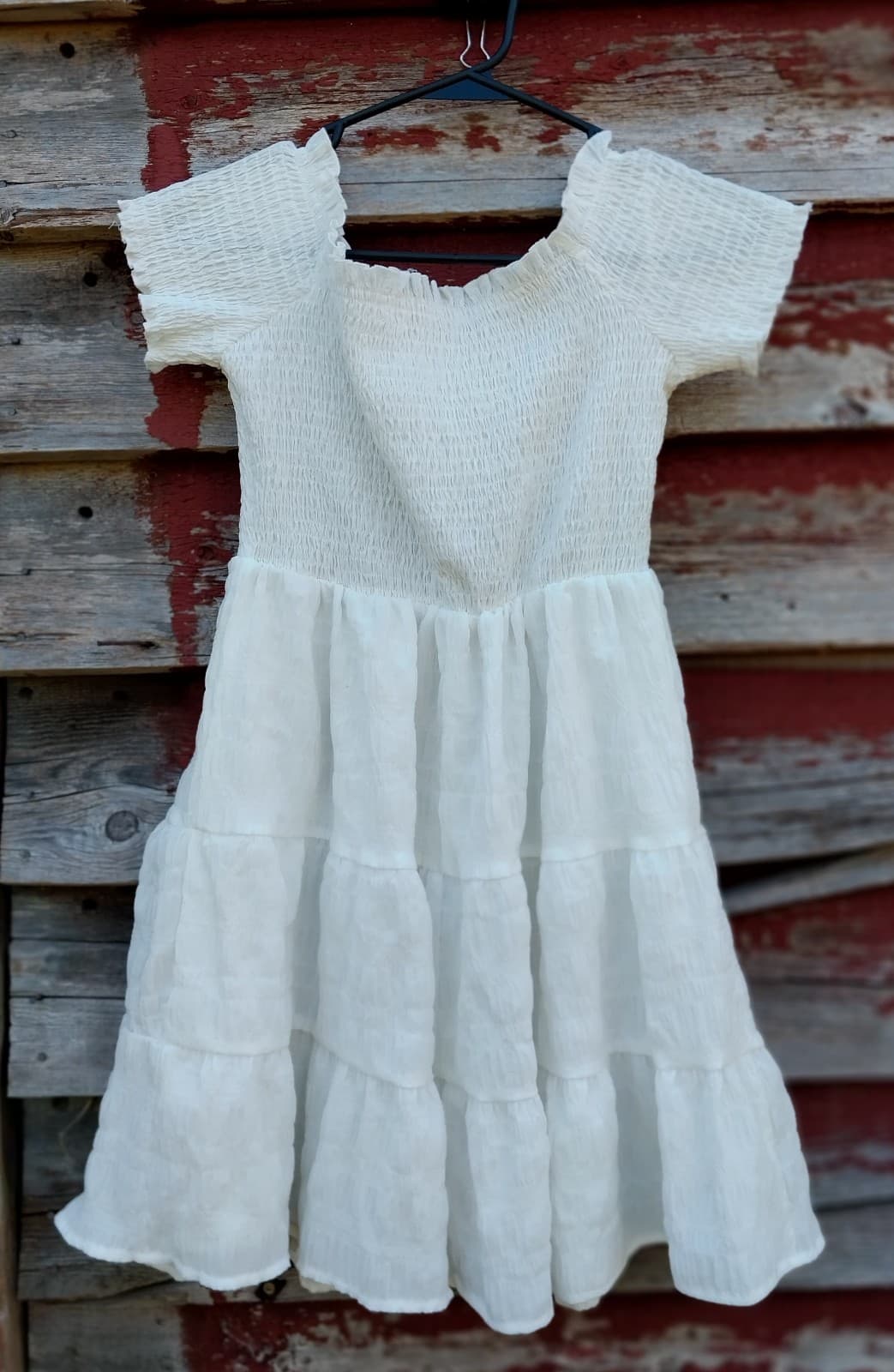Shein White Dress, Size Youth Medium - Image 1