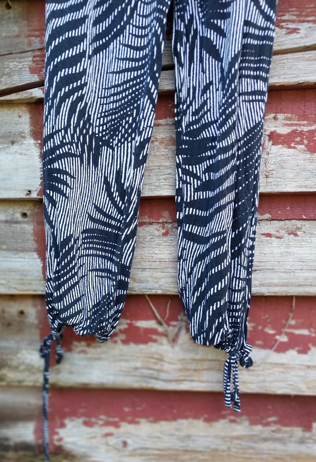 Cato Sleeveless Black & White Jumpsuit/Romper - Thumbnail 2