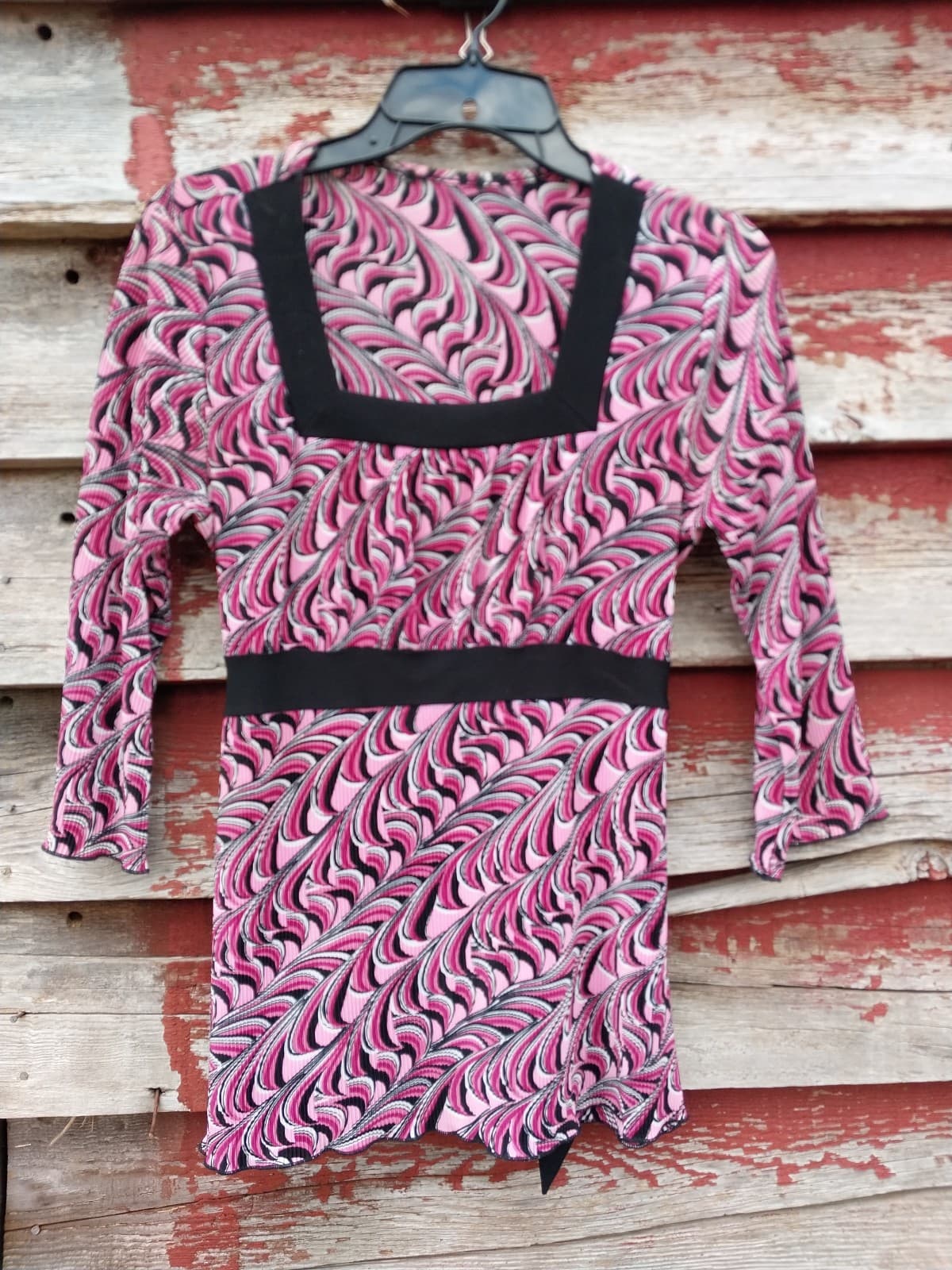 Vintage long sleeve blouse, size medium - Image 1