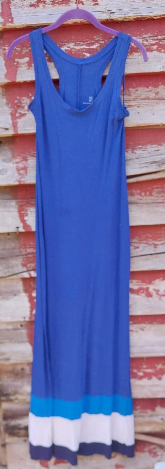 NY&C Blue & White Maxi Dress - Image 1