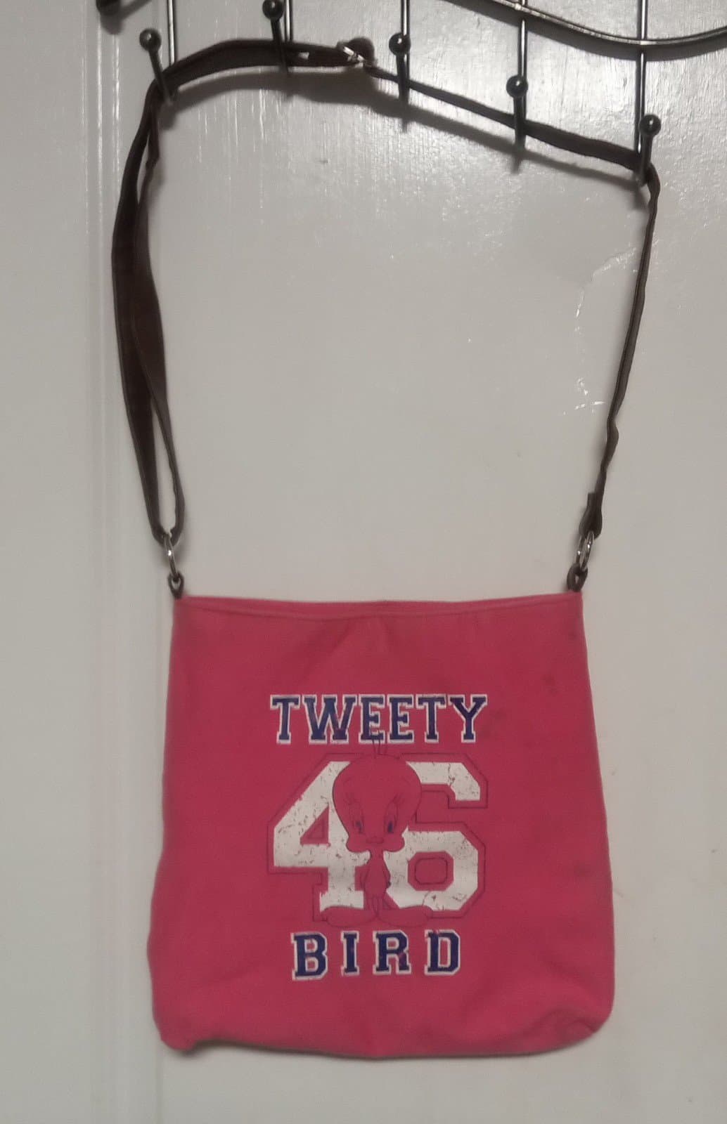 Vintage Tweety Pink Tote Bag from Six Flags - Thumbnail 2