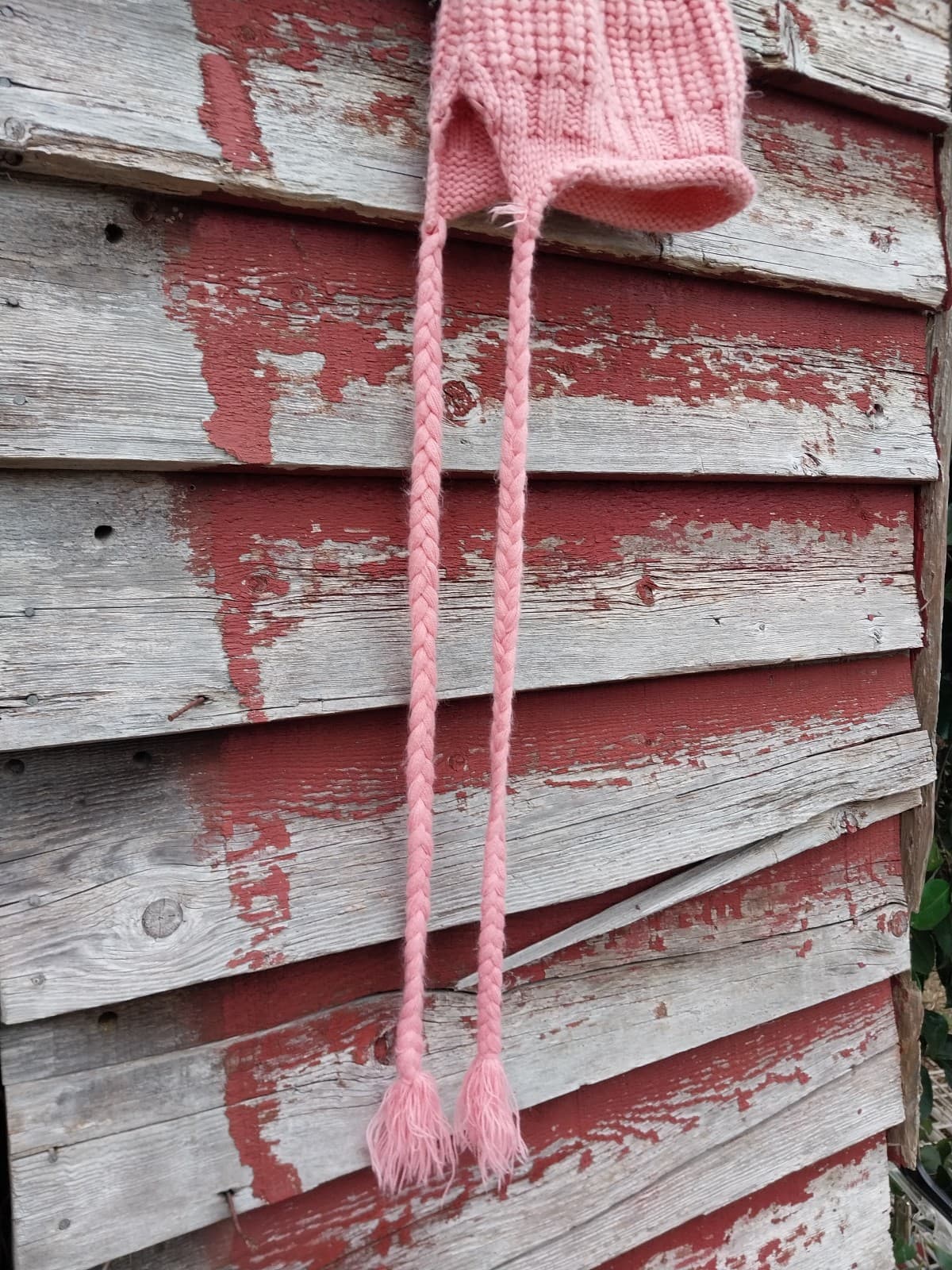 Earmuff Warm Knit Hat Beanie Winter, Braided - Thumbnail 4