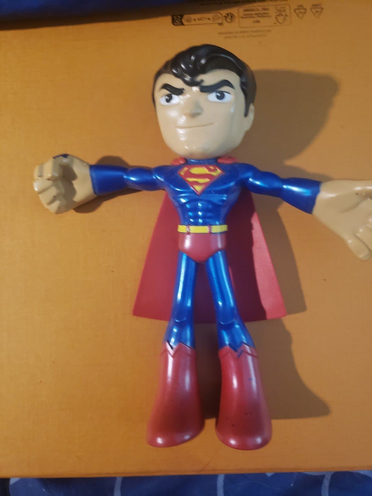 2019 DC Comics Justice League 7" Bendable Superman Mattel Figure - Image 1