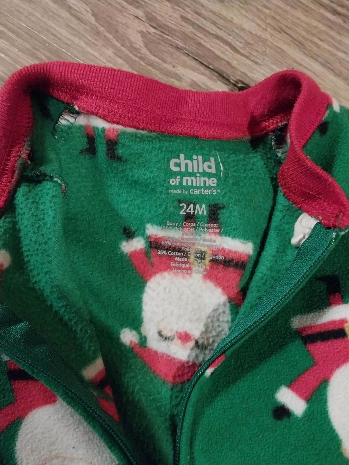 Baby Boy Size 24 Months Christmas Blanket Sleeper - Thumbnail 4